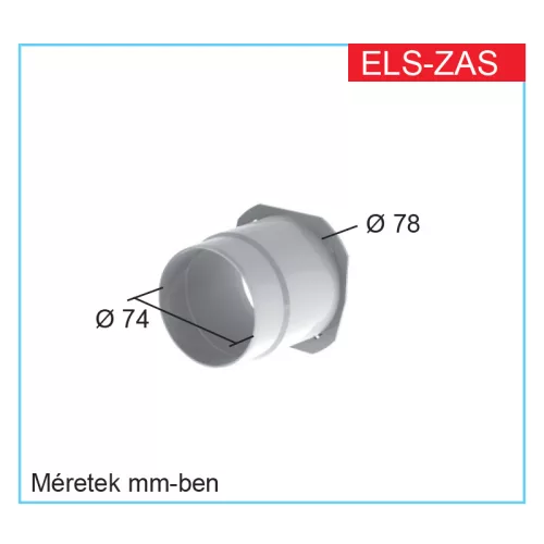HELIOS ELS-ZAS: Második helyiség csatlakozó ELS-hez