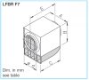 HELIOS LFBR 125 F7: Szűrőbox, F7-es szűrővel