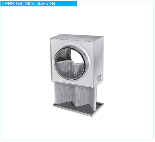 HELIOS LFBR 100 G4: Szűrőbox, G4-es szűrővel