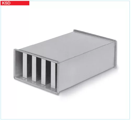 HELIOS KSD 40/20: Kulisszás légcsatorna hangcsillapító