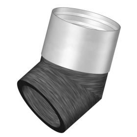   HELIOS IP-B 125/45: IsoPipe rendszer, NÁ125, 45°-os hőszigetelt könyök