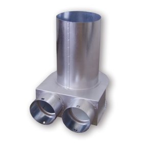   HELIOS FRS-DKV 2-63/125: FlexPipe rendszer, NÁ63, NÁ125-ös mennyezeti csatlakozó