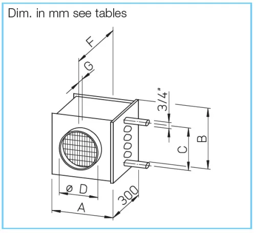 HELIOS WHR 100: Melegvizes fűtőkalorifer