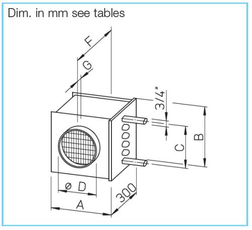 HELIOS WHR 315: Melegvizes fűtőkalorifer