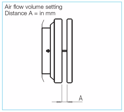 HELIOS MTVZ 160: Fém tányérszelep befúvásra, fehér