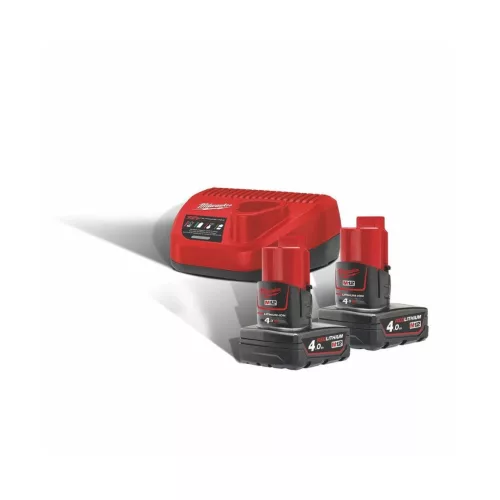 Milwaukee Akku induló készlet M12NRG4