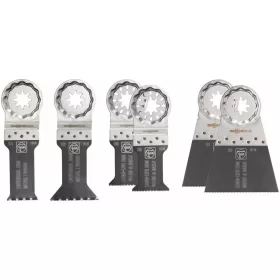 E-Cut fűrészlap készlet, Wood+Metall, 6 darabos SET