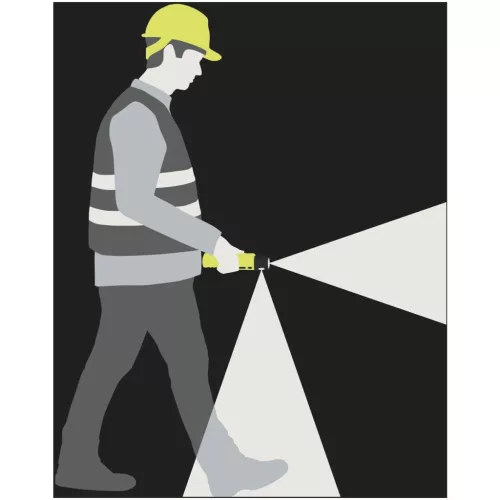 UK - Underwater Kinetics LED-EX zseblámpa elemekkel 4AA2B