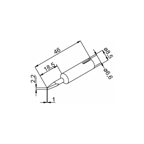 Ersa Forrasztócsúcs 832CDLF