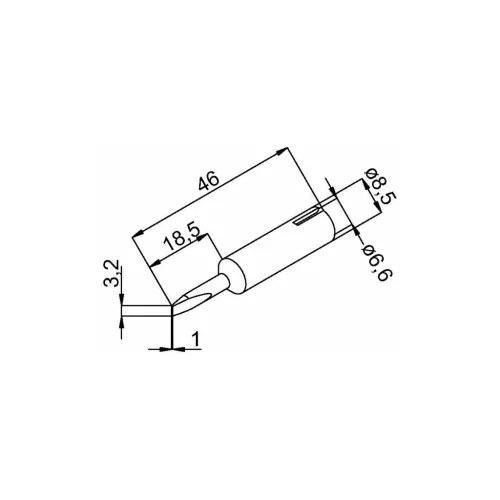 Ersa Forrasztócsúcs 832EDLF