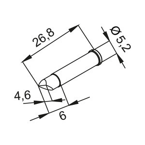 Forrasztócsúcs  CDLF46A