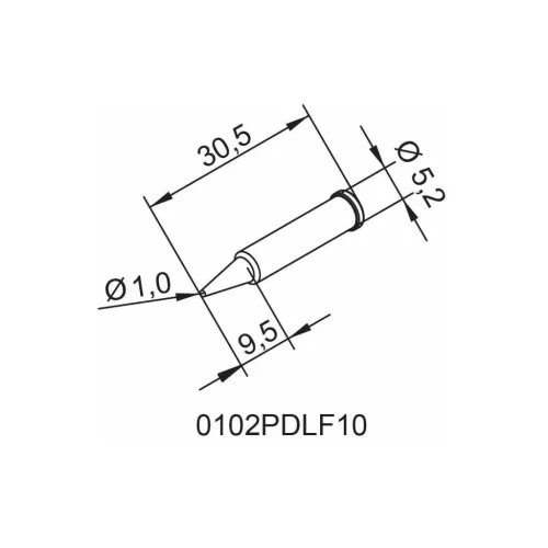 Ersa Forrasztócsúcs PDLF10