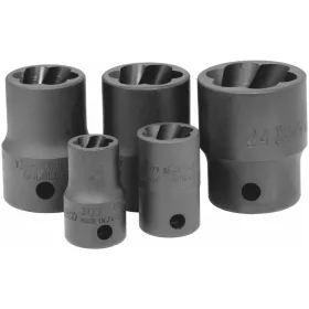 Csavar- / anyakihajtó készlet 5 darabos 5