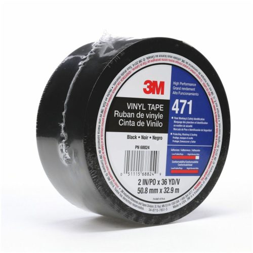 3M PVC ragasztószalag lágy BLACK