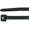 HellermannTyton Kábelkötöző készlet, T-Tie, fekete 2,5 mm