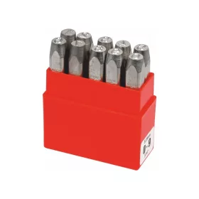   Pryor Beütőszám készlet, 10 darabos Normál írás 0 − 9 1 mm