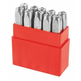   Pryor Beütőszám készlet, 10 darabos Tükörírás 0 − 9 2 mm