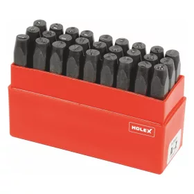   Holex Beütőbetű készlet, 27 darabos Normál írás A − Z, & 3 mm