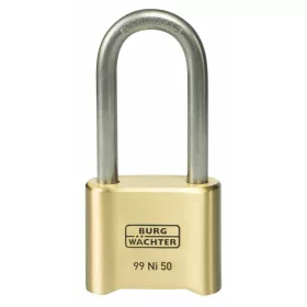 Számkombinációs lakat magas kengyellel  50 mm