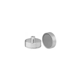 Lapos rögzítőmágnes belső menettel 10 mm