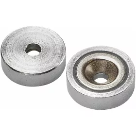 Lapos rögzítőmágnes furattal 10 mm