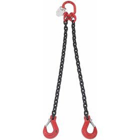 Rögzítő lánc 2 ágú 1 m