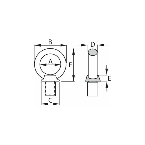 Stas Szemes csavar M16