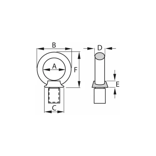 Stas Szemes csavar M24