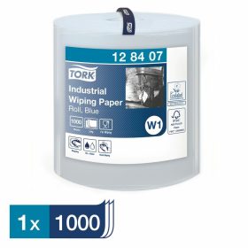 Ipari papír törlőkendő (kék) W