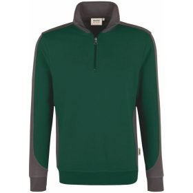 Hakro Zip pulóver Contrast Mikralinar 2XL