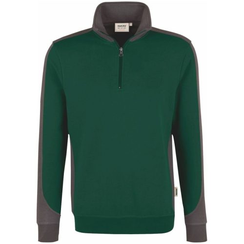 Hakro Zip pulóver Contrast Mikralinar M