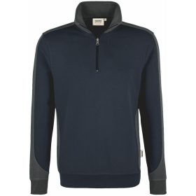 Hakro Zip pulóver Contrast Mikralinar 2XL