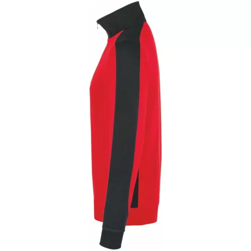 Hakro Zip pulóver Contrast Mikralinar S