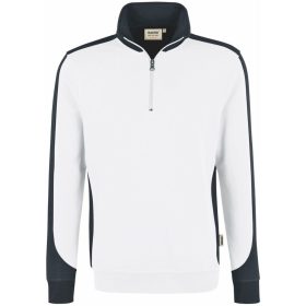 Hakro Zip pulóver Contrast Mikralinar 2XL