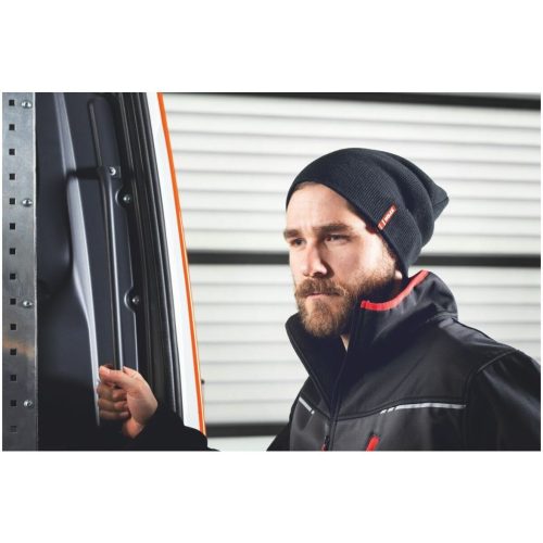 Kötött sapka „Beanie” sapka BLACK