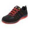 Elten Félcipő, fekete-piros MADDOX black-red Low ESD, S3 44
