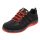 Elten Félcipő, fekete-piros MADDOX black-red Low ESD, S3 44
