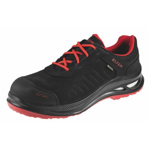 Elten Félcipő, fekete / piros STEWART XXG Pro GTX black-red Low ESD, S3 46