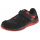 Elten Nyitott félcipő, fekete / piros LONNY red Low ESD, S1P 40