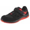 Elten Nyitott félcipő, fekete / piros LONNY red Low ESD, S1P 43