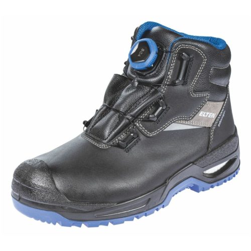 Elten Bakancs fekete/kék STEFANO XXSG BOA black-blue Mid ESD S3 42