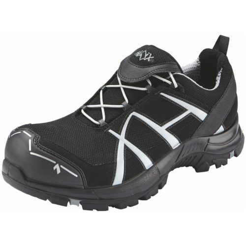 Haix Félcipő, fekete / ezüst Black Eagle Safety 41.1 Low ESD, S1P 37