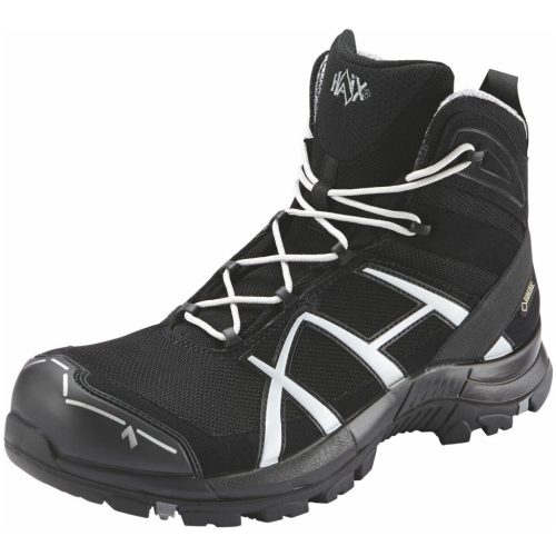 Haix Magasszárú fűzős cipő fekete / ezüst Black Eagle Safety 40 Mid ESD, S3 42