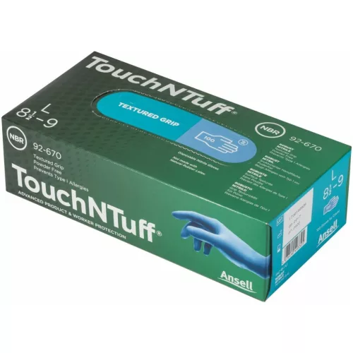 Ansell Egyszer használatos kesztyű készlet TouchNTuff 92-670 8