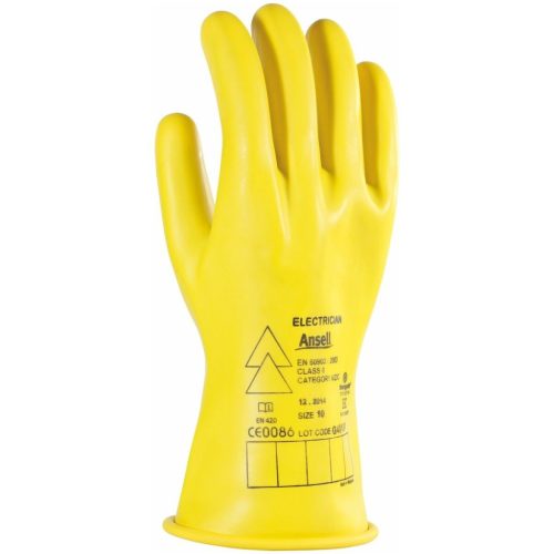 Ansell Villanyszerelő kesztyű pár RIG011Y 9