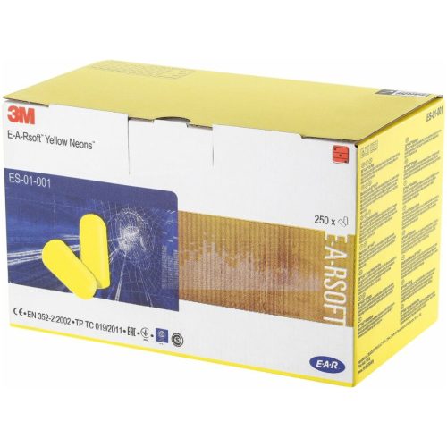 3M Füldugó készlet E-A-RSoft™ Yellow Neons P250