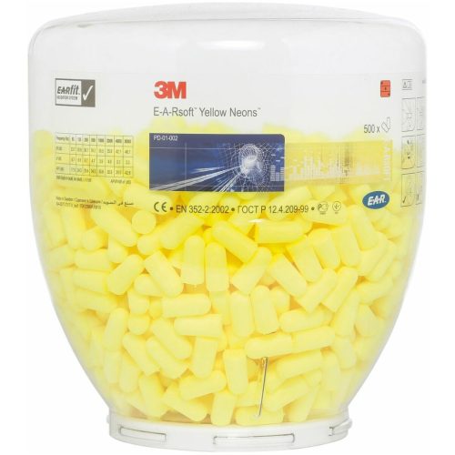 3M Füldugó készlet E-A-RSoft™ Yellow Neons RT500