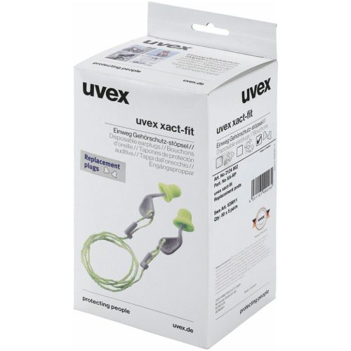 Tartalék füldugó készlet, 250 pár uvex xact-fit planet 250