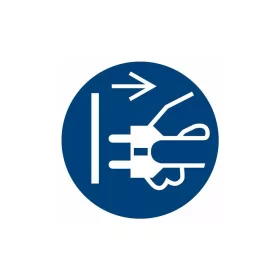 Utasítás jel Húzza ki a hálózati csatlakozót 02200