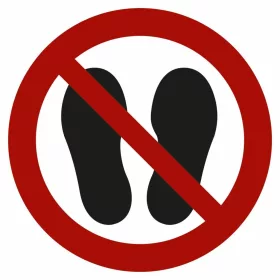 Tiltó jelzés A területre tilos a belépés 02200